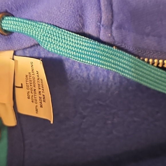 Disney Blue Zip-Up Hoodie with 2020 Logo - Picture 4 of 8